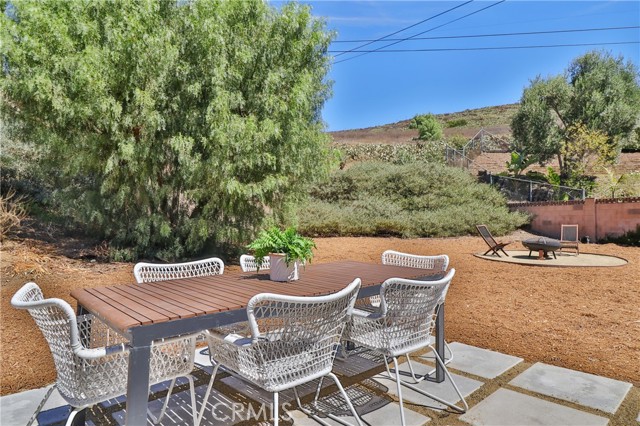 Backyard Patio Area