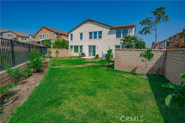 oversized backyard with view