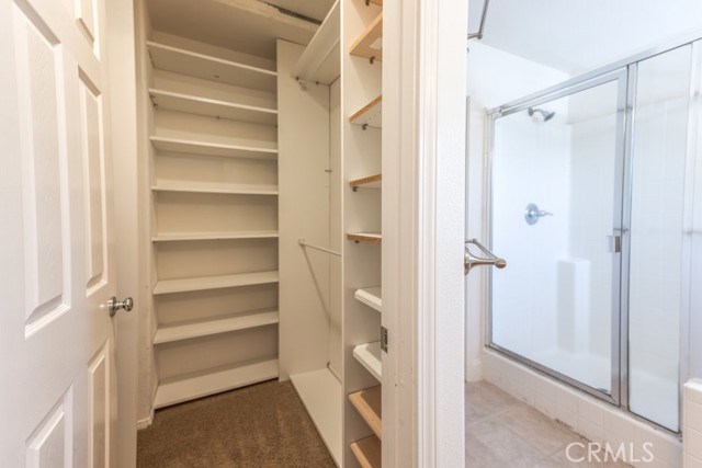 Master walk-in closet