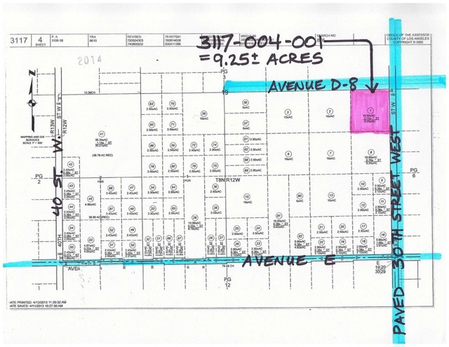 30 Vac/Cor Avenue D8/30th Stw, Other - See Remarks, California 93536, ,Land,For Sale,30 Vac/Cor Avenue D8/30th Stw,CRSR22077656