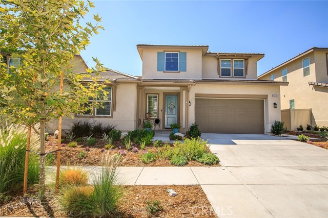 18270 Cumulus Court Saugus, California Almost BRAND NEW gorgeous VIEW Skyline Home with 5 bedrooms PLUS a loft, 3 FULL baths and PAID for Solar! The Lyra Plan 1 is bright and neutral throughout! Many fantastic upgrades in this home including luxury vinyl plank flooring, recessed lighting, pre wire for ceiling fans and light fixtures and so much more! The coveted open floor plan makes for seamless entertaining. The kitchen overlooks the dining room, family room and backyard and features granite counters, timeless white shaker style thermafoil cabinetry, upgraded Samsung and GE stainless steel appliances, Artisan farmhouse sink, large drop zone and walk in pantry. Large California doors access the dreamy backyard which is perfectly manicured and features a covered California room patio, a free standing pergola with BBQ, an above ground spa, plenty of room for kids and pets to play...the perfect entertaining space all with spectacular unobstructed views. This fabulous home features a roomy downstairs master bedroom complete with a french door to access to the backyard and breathtaking views of the valley and mountains. The ensuite features timeless white quartz counters with dual sinks, oversized soaking tub, separate shower and large walk in closet! Also downstairs you will find a spacious laundry room and an additional bedroom and bath with shower enclosure. Upstairs you will find an open loft with plenty of space, complete with balcony to relax and enjoy the epic sunsets! 3 additional bedrooms all share the upstairs hall bath with white quartz counters, dual sinks and a shower/tub combo! Walking distance to the gorgeous Lookout with a playground, clubhouse, a sparkling pool and spa, kids wading pool, splash pad, BBQ's, Glass enclosed gym all overlooking the stunning views of the valley. Additional pools, parks and clubhouses are in the works. Enjoy miles of hiking trails all around, brand new shopping center and streamlined access to the 14 freeway through Golden Valley or Whites Canyon. This is a home to keep in the family for year to come!