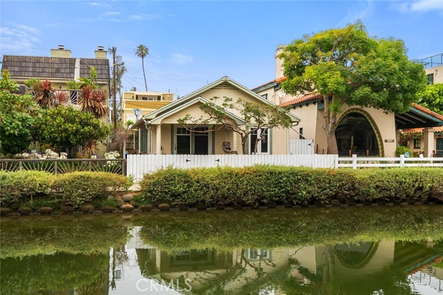 427 Howland Canal Venice, California Built in 1926, this original and adorable cottage is located on the iconic canals of Venice. This charming 2 bedroom, 1 bath waterfront home is quiet and cozy. A front porch for sitting and watching the ducks float by, a back patio area for BBQing and a separate 2 car garage. For the buyer who wants a comfortable and intimate bungalow-style home, or the buyer looking to build their own dream home on the canals; this property has incredible potential.