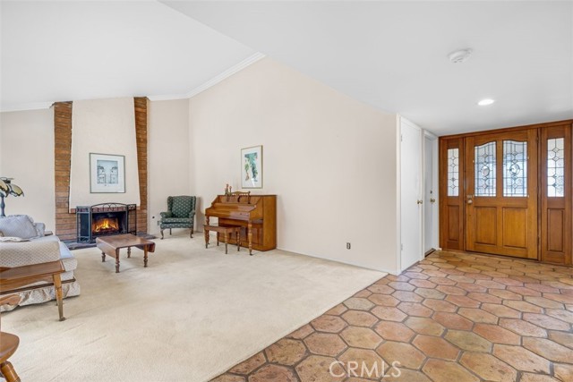 Foyer and Living Room