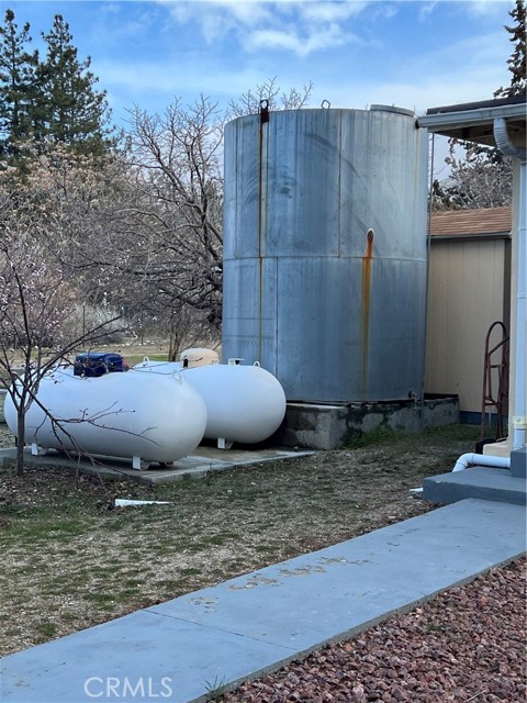 each house has propane tank and water heaters