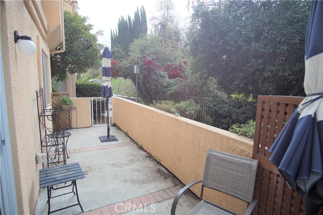 Large Patio with Greenbelt View