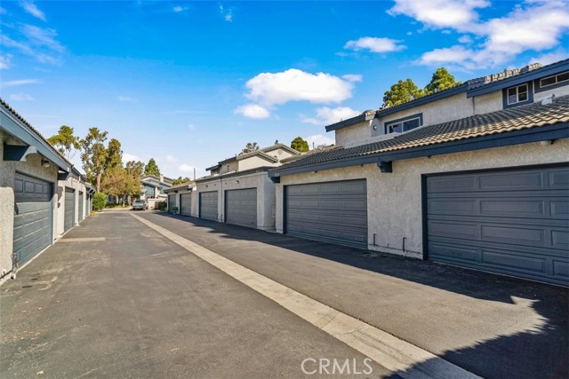 back of home garage door