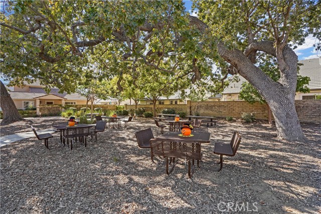 Park like grounds with elegant oak trees.