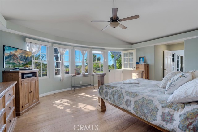 Primary bedroom w/Dutch door & views