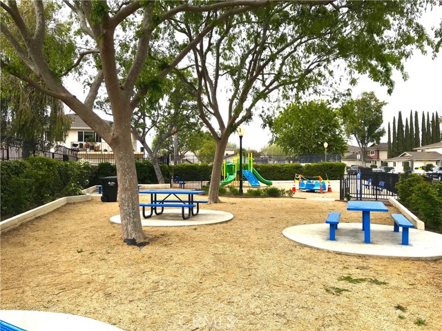 Community playground and picnic area