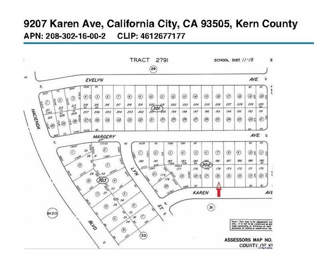 Detail Gallery Image 1 of 1 For 9207 Karen Ave, California City,  CA 93505 - 4 Beds | 2/1 Baths