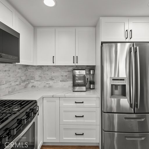 Custom Cabinets, Gas Range & Microwave with Vent