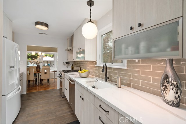 Remodeled kitchen