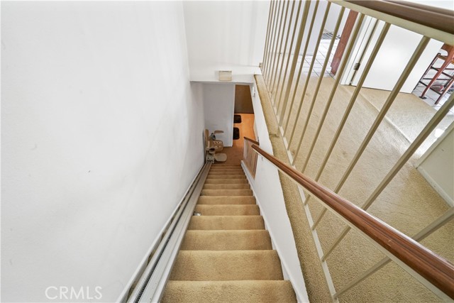 Staircase From Main Floor To Bedrooms