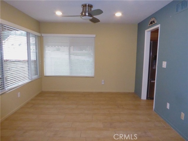 Dining Room recessed lighting & Fan