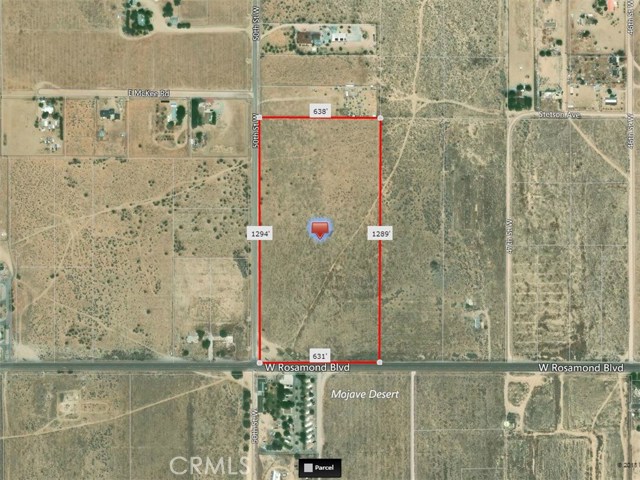 50 W On Rosamond Boulevard, Rosamond, California 93560, ,Land,For Sale,50 W On Rosamond Boulevard,CRSR19209595