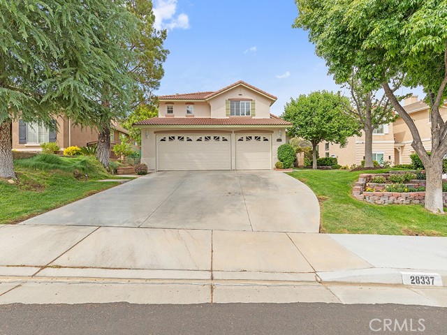 28337 Bryce Drive Castaic, California Home sweet Home, located in a quiet Cul-de-Sac * First Time on the Market, original Owner has completed many upgrades and improvements * Decorative Screened Front Security Door* Newly Painted Interior and Exterior * Tiled entryway * Recessed Lightings * Kitchen features custom Marble Counters * Pull out Kitchen Drawers/Shelves * Plenty of Storage Cabinets/Pantry * Kitchen Dining Area * A separate Formal Dine with high ceilings * Family Room with Fireplace and Marble Mantle * Downstairs Office with Custom Built In Wood Cabinets/Shelves (Was a 4th Bedroom) * Also features 3/4 Bath with Shower Stall Downstairs, Marble counter* Ceiling Fans in all Rooms * Separate Laundry Room * As you make your way upstairs, an Impressive Custom Built Loft with Wood Cabinets and Plenty of Shelves, perfect for family Study Time, Craft room or another Office * Master Suite has lots of natural light, High Ceilings, Walk In Closet with Built In Glass Cabinets, en-Suite Master Bathroom features Custom Tiled Shower Stall featuring Body Shower Jets and Spray Panel, you'll definately come out clean! Beautiful Tiled matching Floors, Dedicated Sitting Area, Wrapped around Walled Mirrors and Vanity. You can't help but gaze at the beautiful one of a kind Wall Mural Painting * Bedroom #2 features Mirrored Closets with Built In Shelves and Plantation Shutters * Bedroom #3 features Walk In Closet with Built In Shelves * Upstairs Shared Bathroom has Custom Tiled Showers, Floor and Granite Counters * The Backyard truly is a relaxing place to unwind with different levels to entertain * The Backyard features a garden oasis with an aesthetically pleasing natural sounds of Waterfalls as you sit and relax under the Patio, a creative and artistic Patio Roof that is shaped like a Grand Piano * Gas BBQ grill ready for summer entertaining * NEW A/C installed in Nov 2020 * The 3 Car-attached Garage has plenty of Storage and Built In Cabinets * NO HOA, NO Mello Roos * T