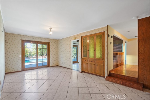 Easy access off the family room/dining room to the pool