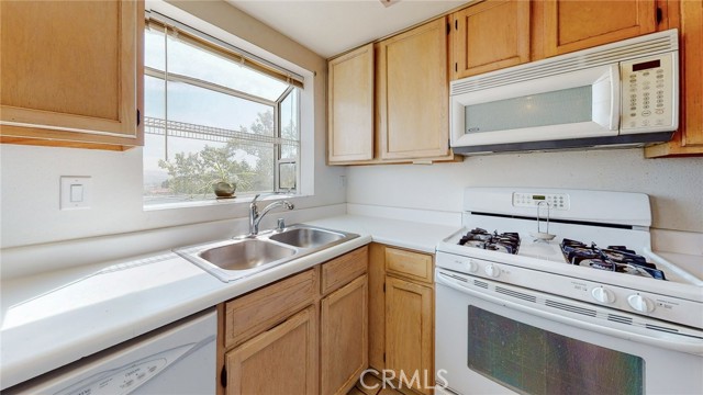 Kitchen with gas range