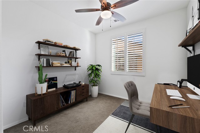 Secondary Bedroom - Staged as Office