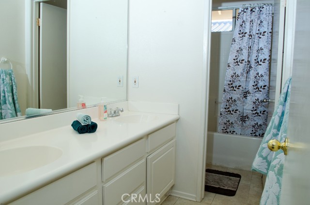 Upstairs bathroom - double vanity