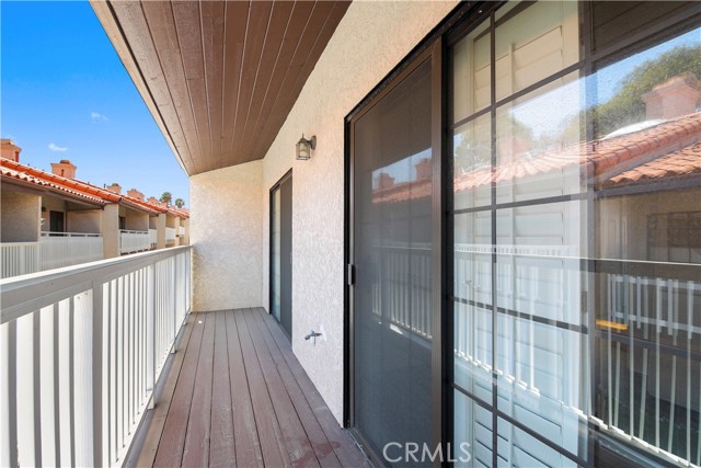 Balcony off bedrooms