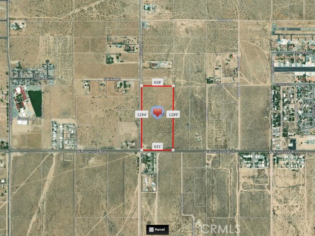 50 W On Rosamond Boulevard, Rosamond, California 93560, ,Land,For Sale,50 W On Rosamond Boulevard,CRSR19209595