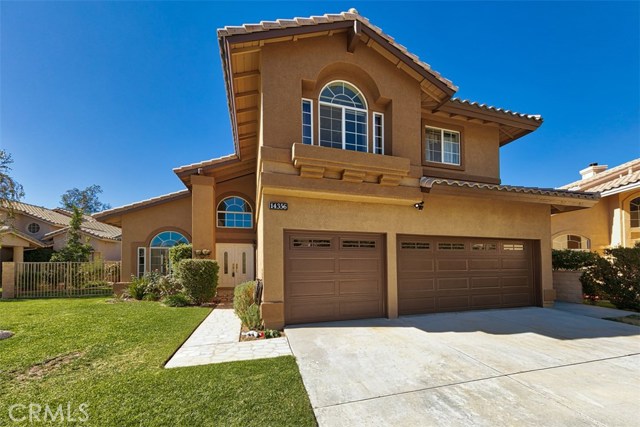 14356 Cascade Court Canyon Country, California Outstanding Pool Home with NO HOA or Mello-Roos and Possible RV! One of the biggest lots in the tract! This home has 2928 square feet and sits on 10,400 square feet -all usable- with room for a guesthouse. 5 bedrooms, plus an enclosed loft (bonus room) and 3 bathrooms; 1 bedroom and bath downstairs. Open concept with adjoining living/dining rooms, tons of windows (dual pane) and french door leading to the backyard. Separate family room with adjoining kitchen; This area has vinyl wood floors, gas/wood fireplace and bar area. Kitchen has all stainless steel appliances, including gas range and hood, Viking oven and convection microwave, brand new wine fridge and newer dishwasher. Spacious walk-in pantry! Downstairs laundry room has cabinets and sink. Ceiling fans in every room! Spacious master bedroom with retreat area, fireplace, huge walk-in closet, shutters and privacy tint on the windows. Entertainers backyard with newly painted patio cover and fan, recently resurfaced, energy efficient pool, with newer motor and filter; Multi-function gated pool area; Built-in stainless BBQ and sink; Stone seating area; Raised garden with irrigation system and fruit trees including apricot, pomegranate and apple. Lots of hardscape areas including basketball court. Home is energy efficient with all LED light bulbs, wi-fi enabled, dual-zone thermostats, whole house fan and Solar. Great cul-de-sac location, near mail boxes and walk-able to the school bus stop. Buy today, Entertain tonight!
