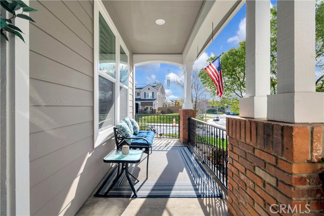 Porch space for cool evenings