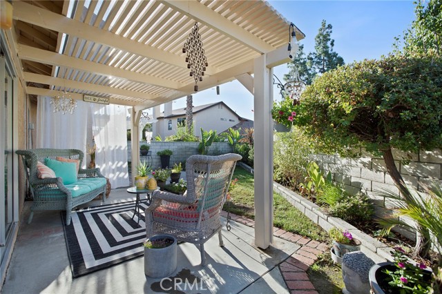 Pergola in Backyard