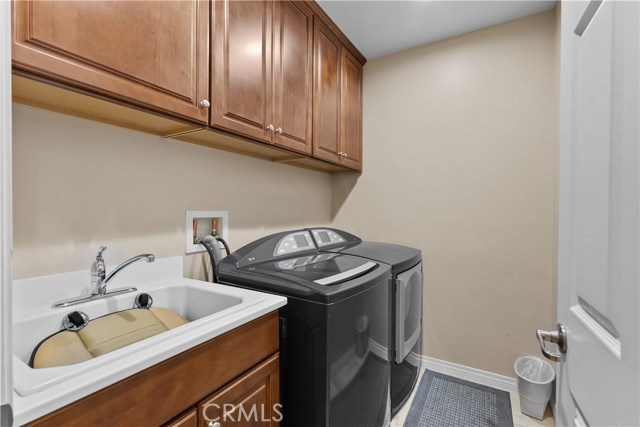 Laundry room.