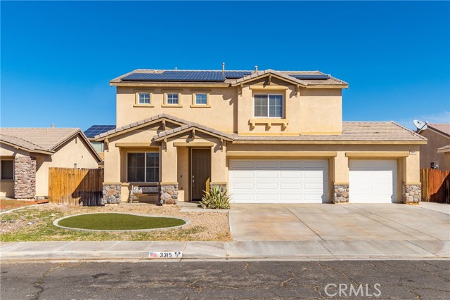 Detail Gallery Image 1 of 1 For 3315 Gemstone Ave, Rosamond,  CA 93560 - 4 Beds | 3 Baths
