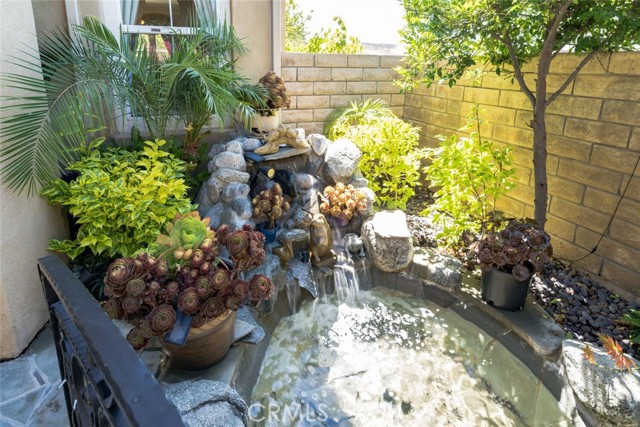 FRONT ENTRY KOI POND & WATERFALL