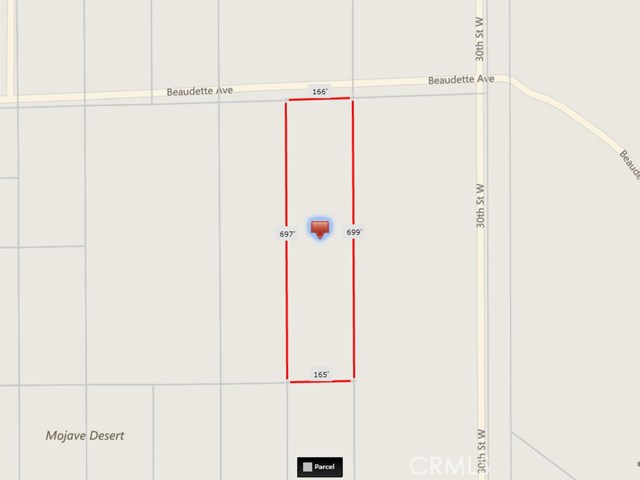 31 W and Beaudette Avenue, Rosamond, California 93560, ,Land,For Sale,31 W and Beaudette Avenue,CRSR19156158