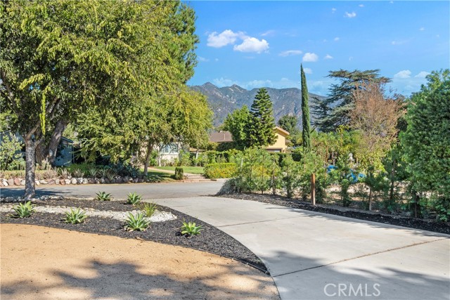 Beautiful view of the San Gabriel Mountains