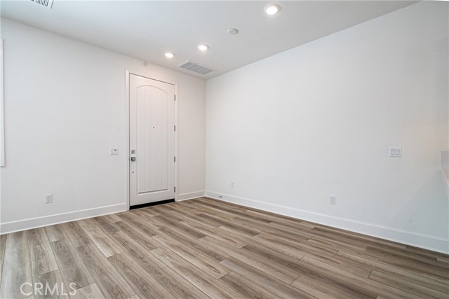 Entrance to the townhouse/dining area