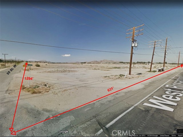 50 W On Rosamond Boulevard, Rosamond, California 93560, ,Land,For Sale,50 W On Rosamond Boulevard,CRSR19209595