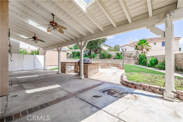 Covered patio