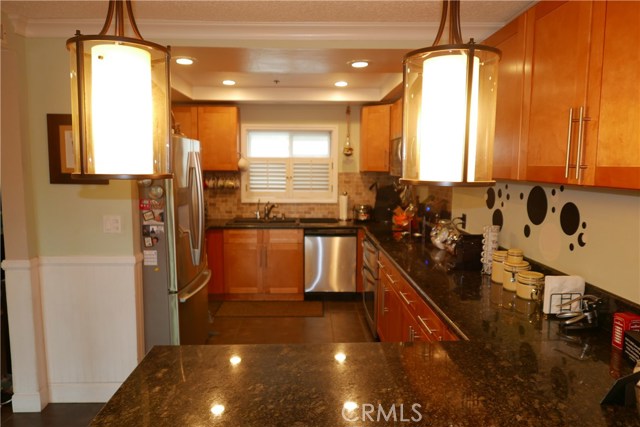 Kitchen with Beautiful, Energy Efficient Lighting that will give more Brightness and Visibility when working