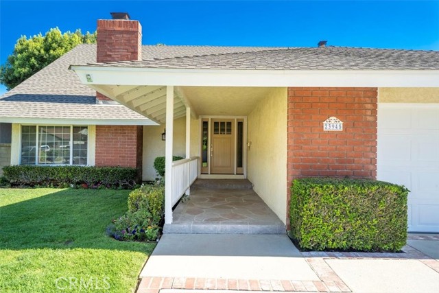 Covered Porch entry