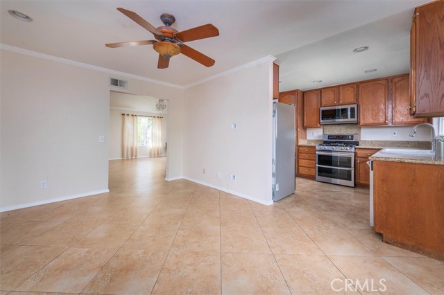 Family Room opens to kitchen