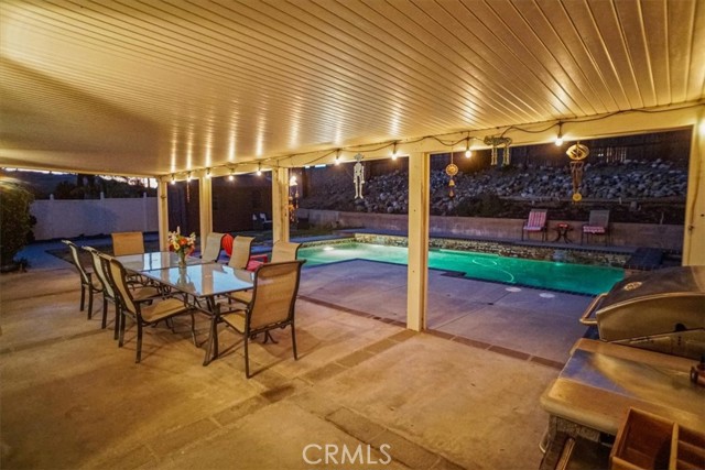 Wow - Great outdoor living space under aluminum patio cover