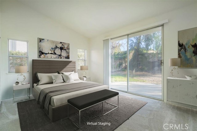 Main bedroom - virtual staging