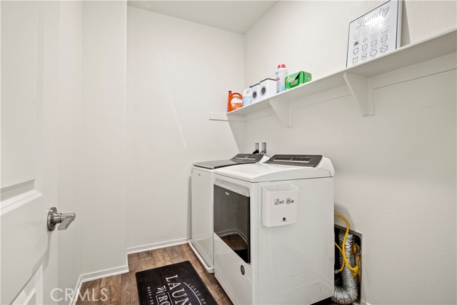 upstairs laundry room