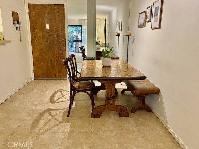 Dining room and Entrance Door