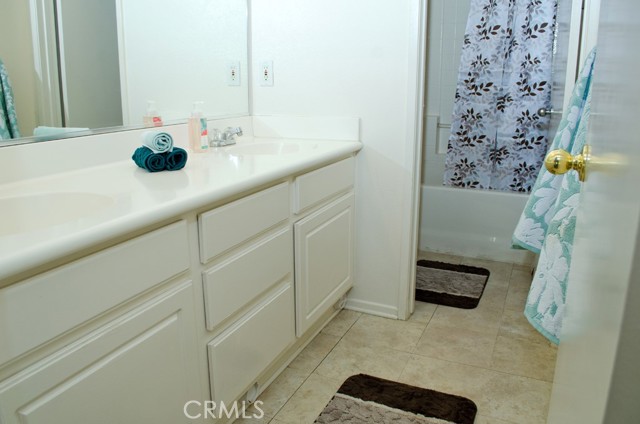 Upstairs bathroom - double vanity