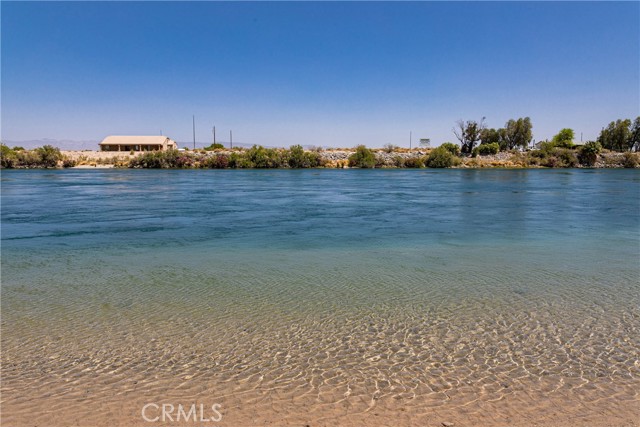 View of Colorado River from private beach.