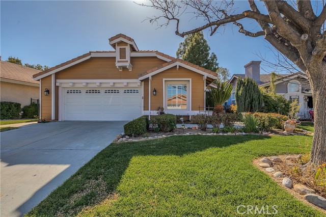 25831 Anderson Lane Stevenson Ranch, California Delightful single story in the highly desired Crestview Cottages of Stevenson Ranch! 3 bedrooms, 2 bathrooms. Great cul-de-sac location! Beautiful Hardwood floors and wood shutters throughout. Open kitchen with granite counter tops and stainless steel appliances. Gas fireplace in living room. Master bedroom has a slider with direct access to the backyard--perfect for some morning coffee. Updated bathrooms! Master bath has dual vanity and tub/shower combination; Hall bath has gorgeous vanity and shower. Laundry area in hallway--very light and bright with window. Amazingly private, lush backyard! Attached two-car garage with storage shelves. Full copper plumping. Conveniently located close to shopping, restaurants and the 5 freeway! This charming home won't last! Inquire today! *Note some images are virtually staged*