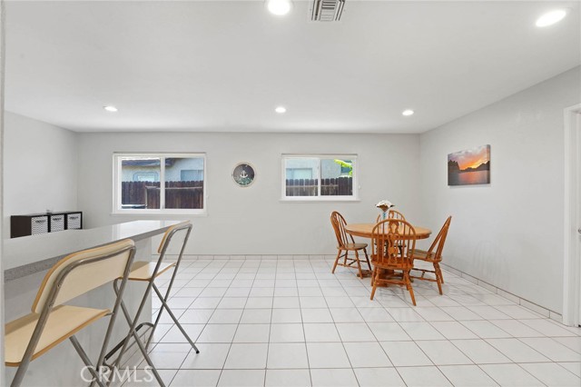 Dining area