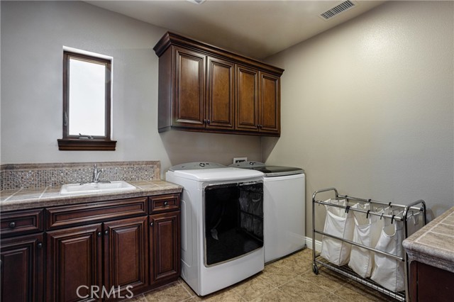 upstairs laundry room