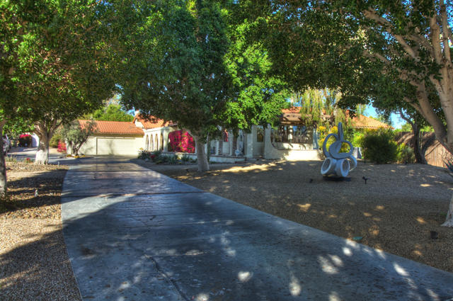 tree shaded driveway